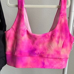 IVL Collective Tie-Dye Pink Sports Bra